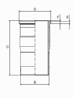 GOETZE ENGINE 1445119000 -  Гильза цилиндра